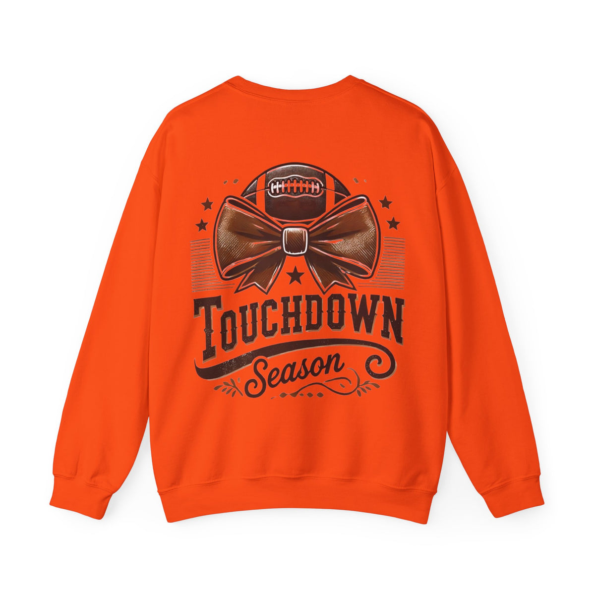 ORVIAN — Cuddles & Touchdowns Football Crewneck, 'Tis the Season Game Day Unisex Heavy Blend