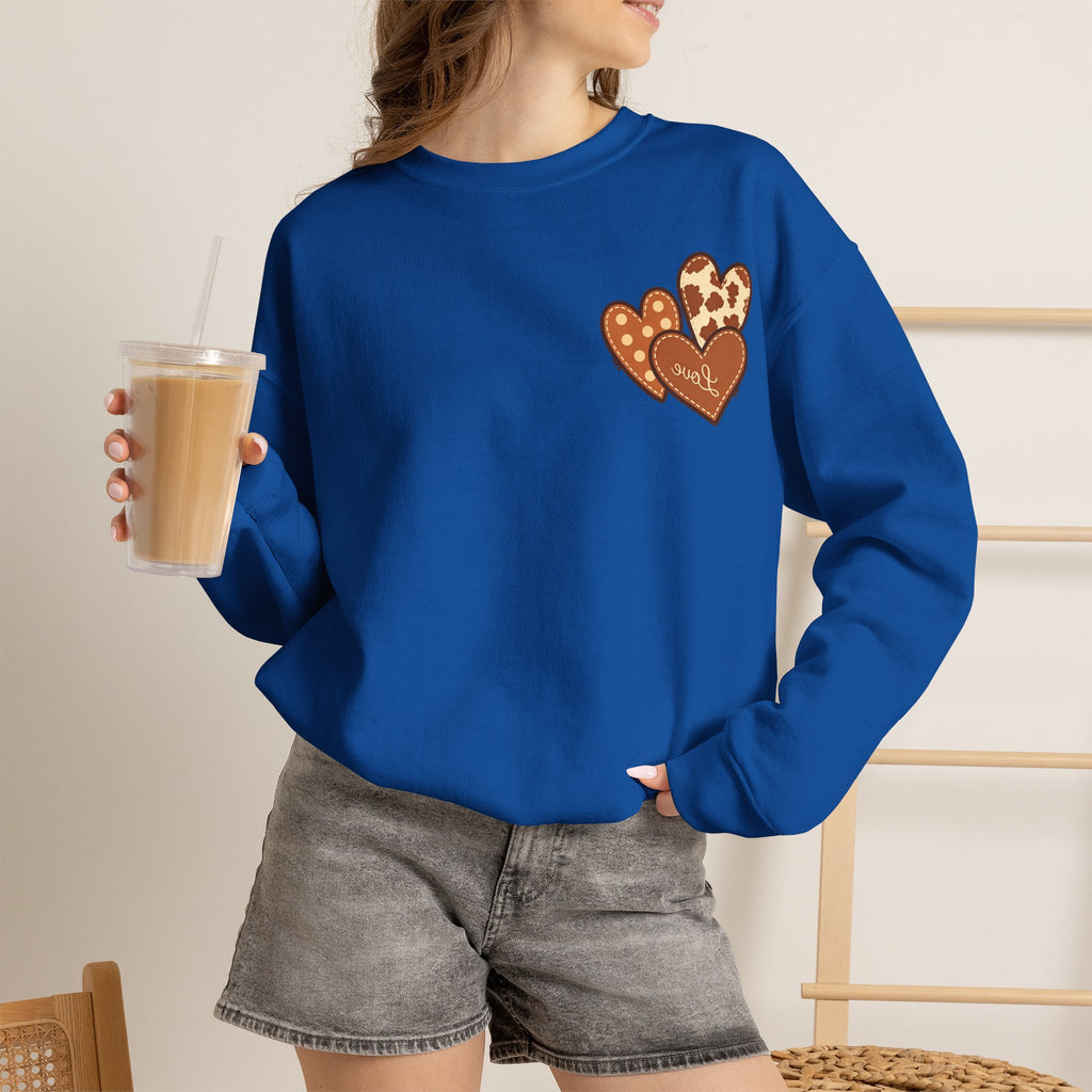 ORVIAN — Highland Cow & Cute Ghost Western Floral Crewneck, Spooky Unisex Sweatshirt