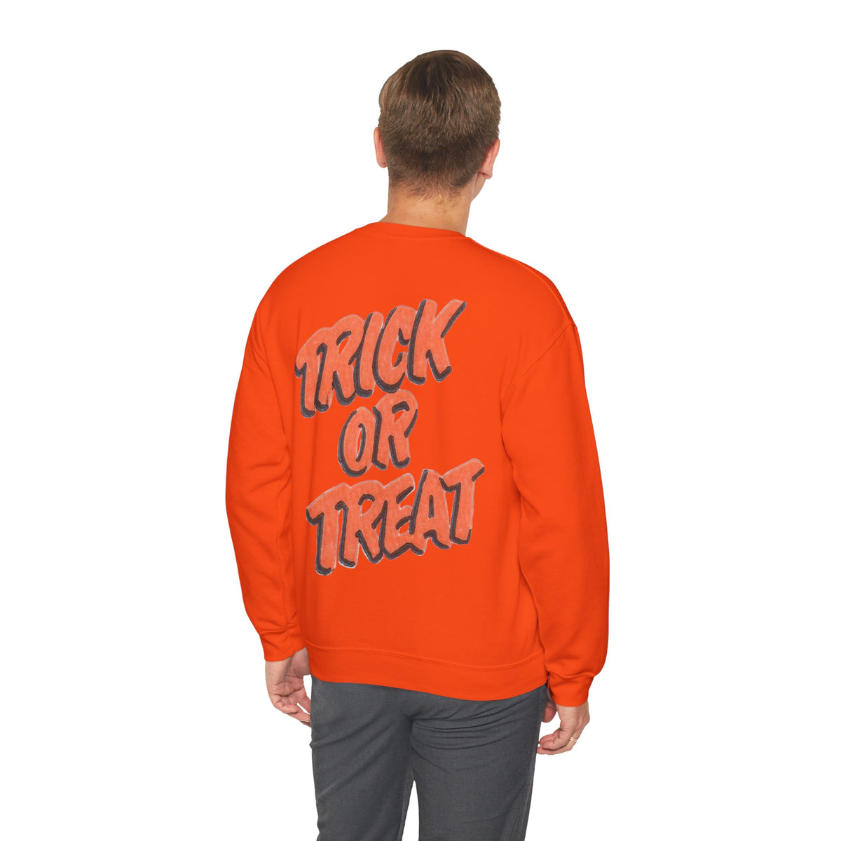 ORVIAN — Pumpkin Bra & Trick or Treat Halloween Crewneck, Skeleton Hands Unisex Heavy Blend