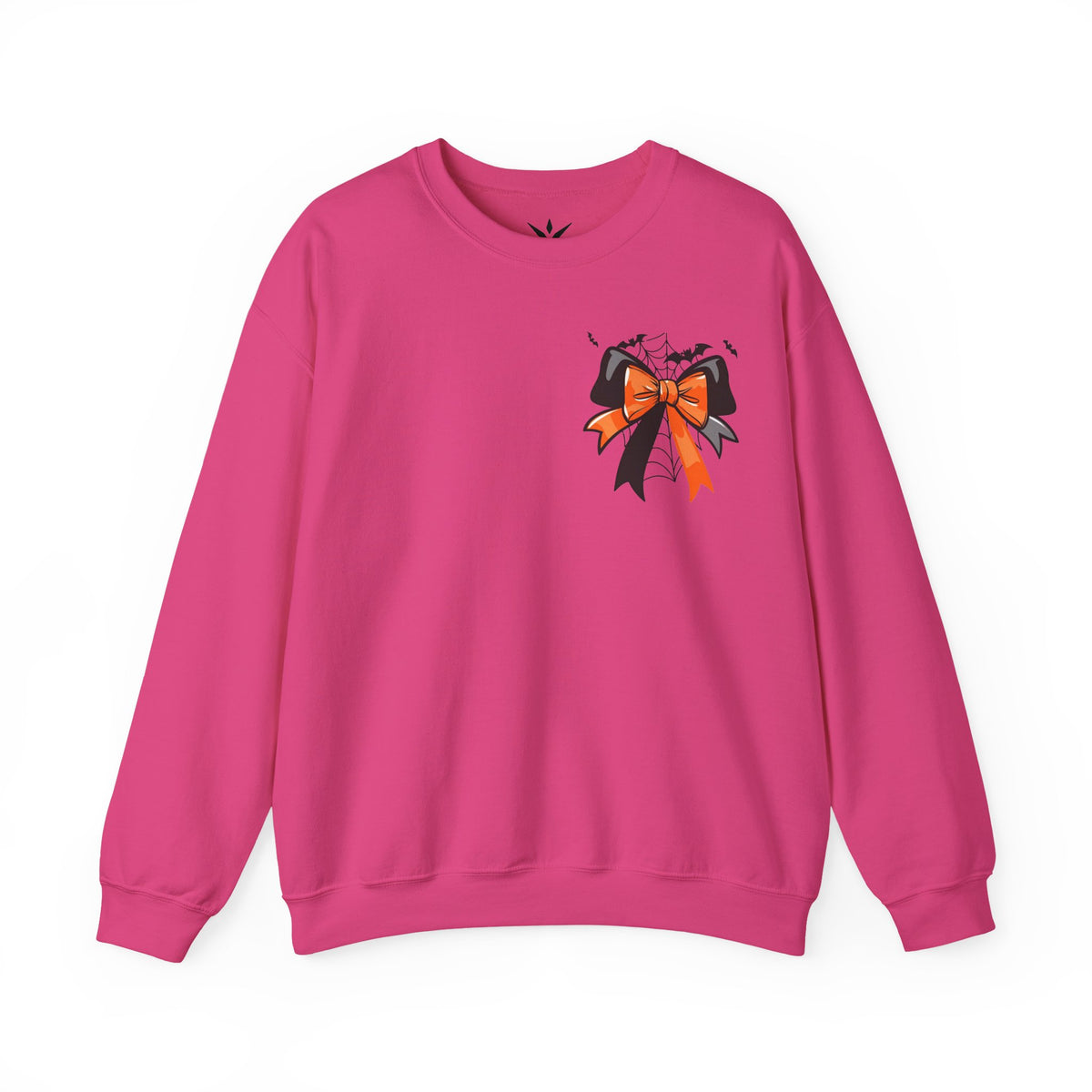 ORVIAN — Coquette Ghost & Bow Halloween Crewneck, Lace Ghost Pumpkin Unisex Sweatshirt