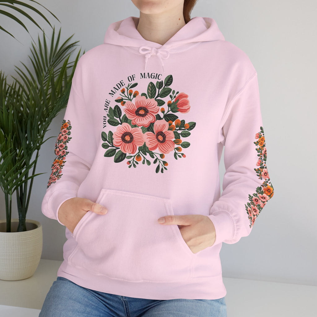ORVIAN — Magic Floral Butterfly Unisex Heavy Blend Hoodie