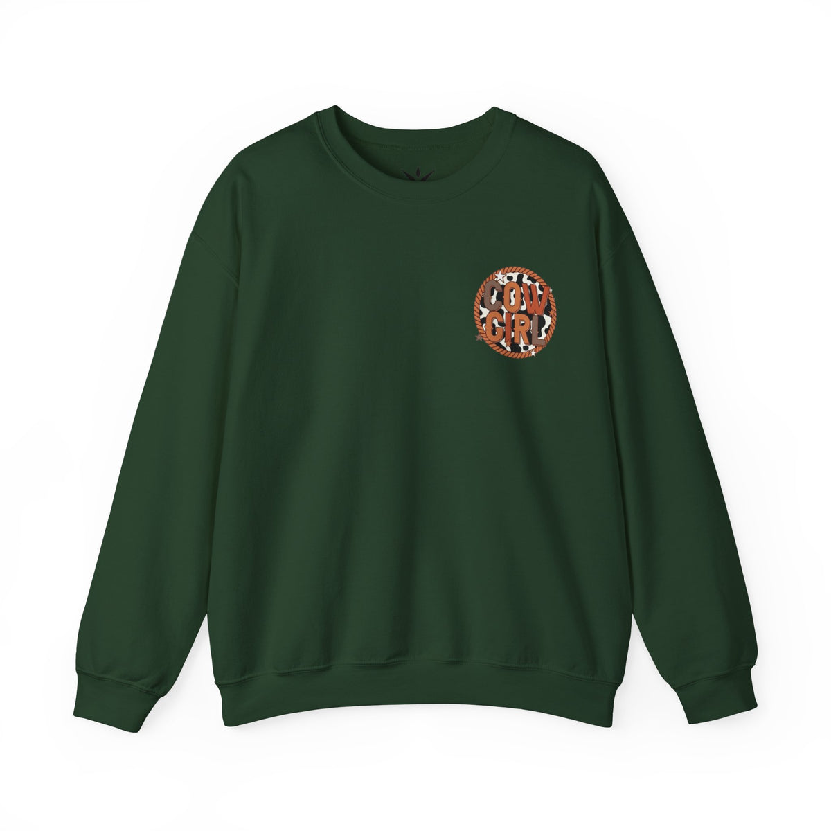 ORVIAN — Cowgirl “If I'm the Problem” Western Crewneck, Longhorn Skull Unisex Heavy Blend