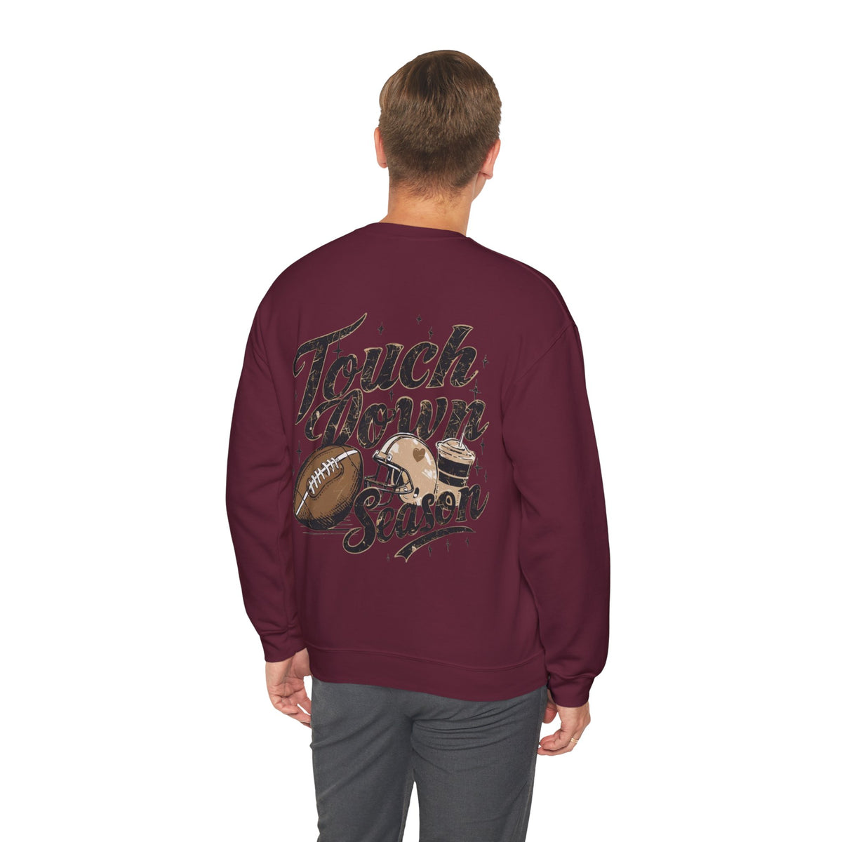 ORVIAN — ’Tis the Season Fall & Football Crewneck, Fall Sweet Fall Daisy Unisex Heavy Blend