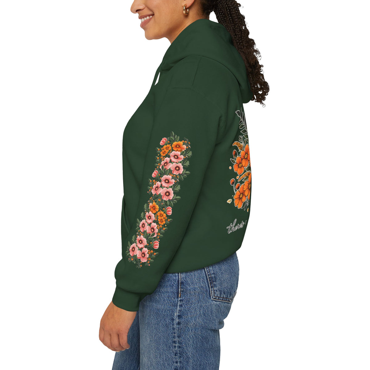 ORVIAN — Magic Floral Butterfly Unisex Heavy Blend Hoodie