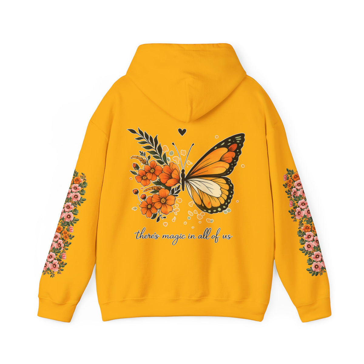 ORVIAN — Magic Floral Butterfly Unisex Heavy Blend Hoodie
