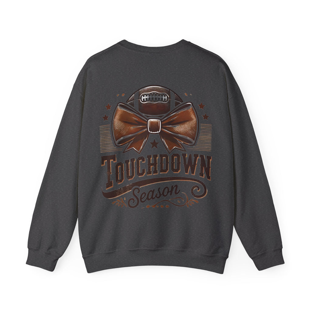 ORVIAN — Cuddles & Touchdowns Football Crewneck, 'Tis the Season Game Day Unisex Heavy Blend