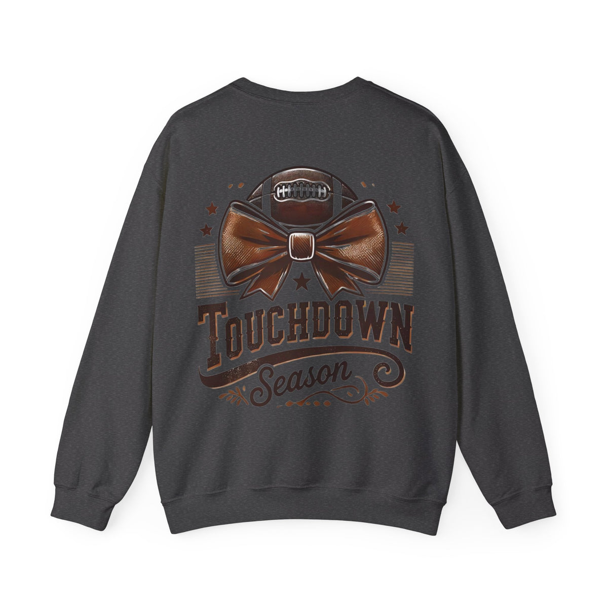 ORVIAN — Cuddles & Touchdowns Football Crewneck, 'Tis the Season Game Day Unisex Heavy Blend